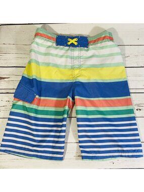 Cat & Jack Boys Swim Shorts Sz 16 XL Pockets Long Travel Summer Vacation Pool